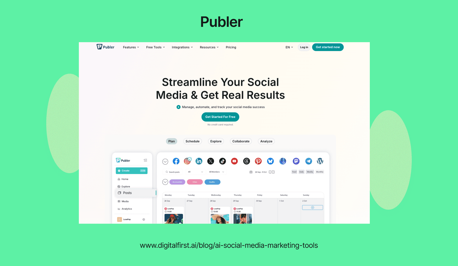 Publer – Text-to-Image Post Generator