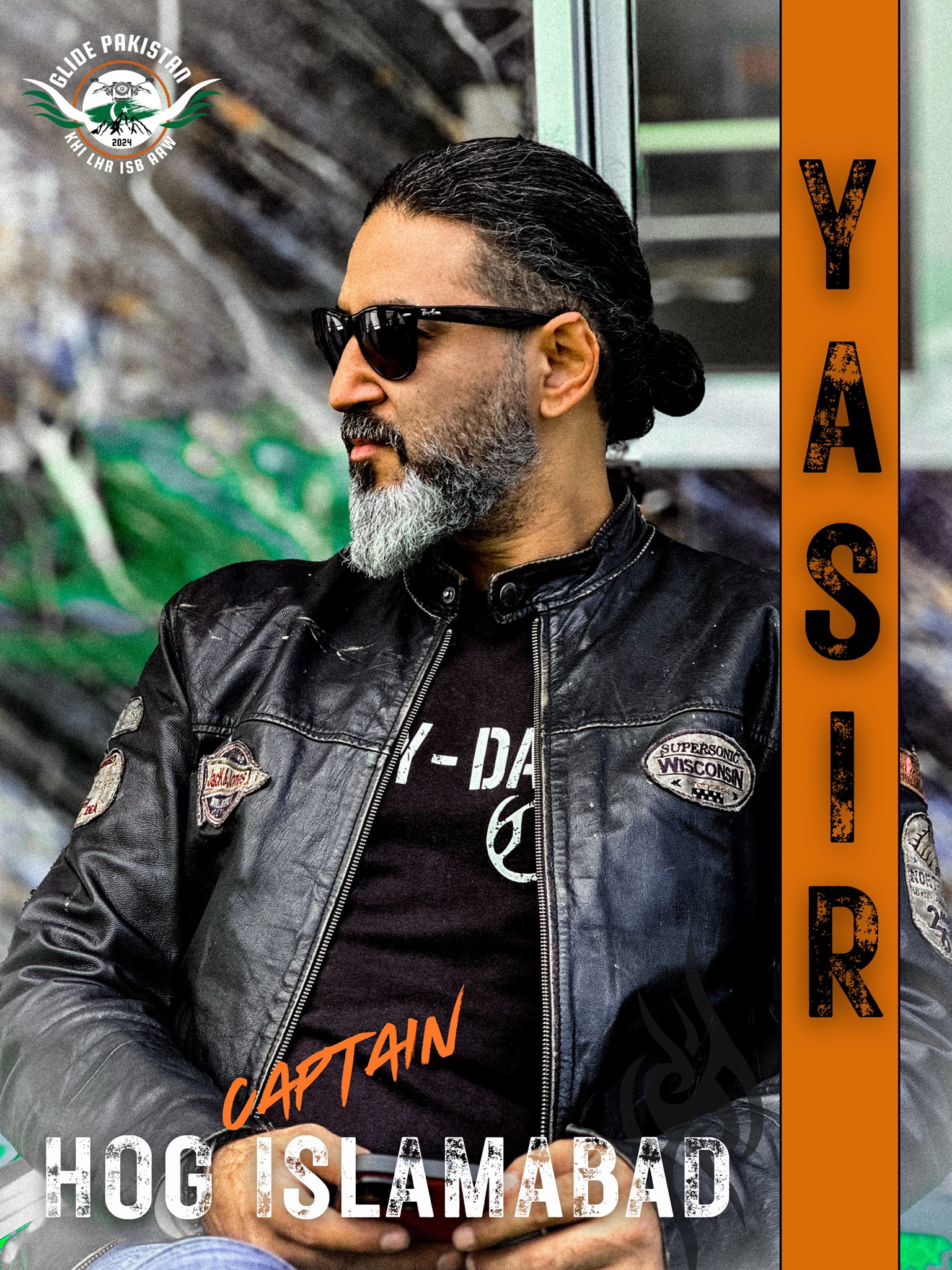 a man smiling for the camera