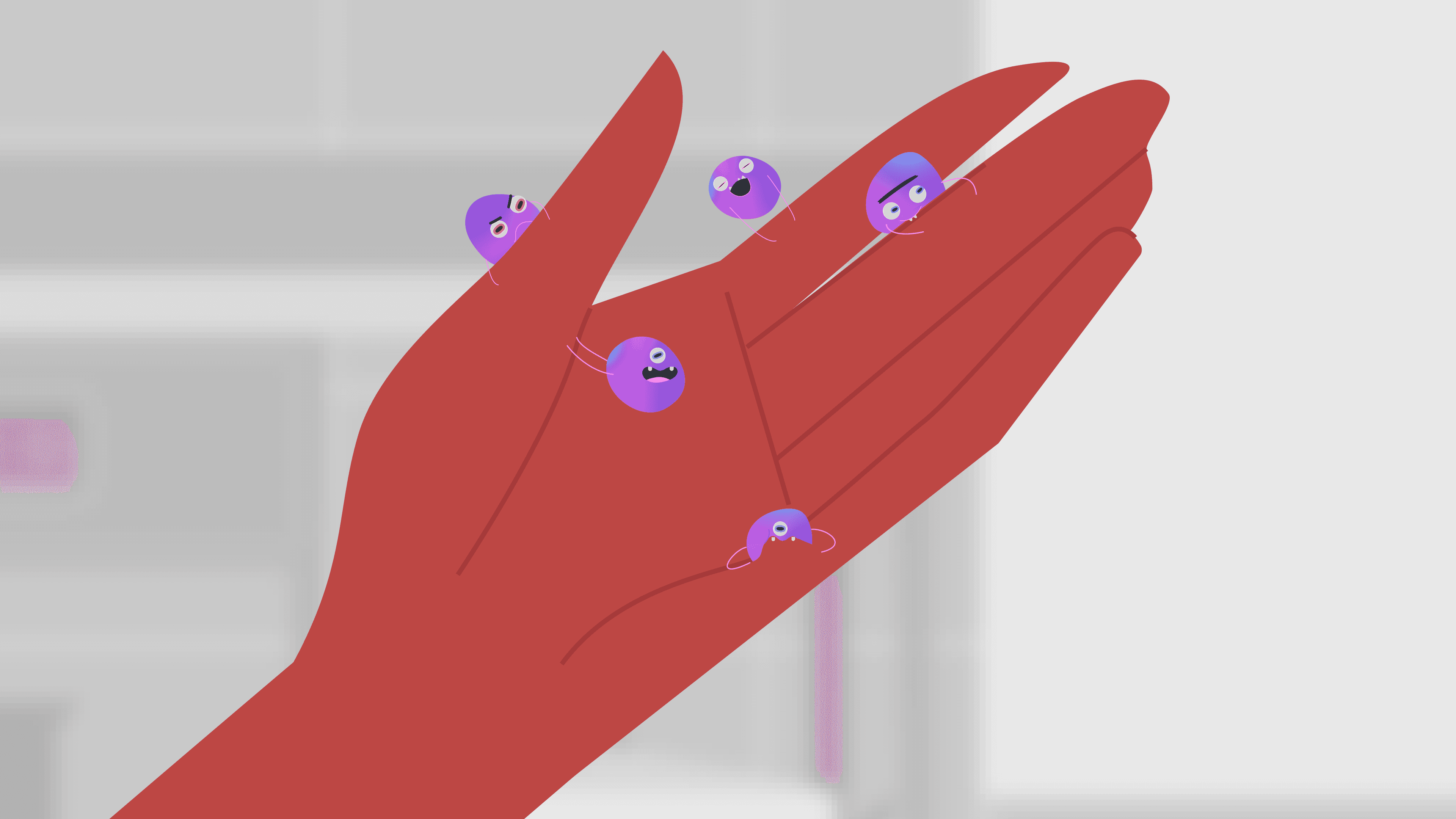 A screenshot from a training video showing best health and safety practices at a hotel