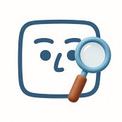 Cartoon face icon with a magnifying glass, representing the Simplifier Specialist persona.
