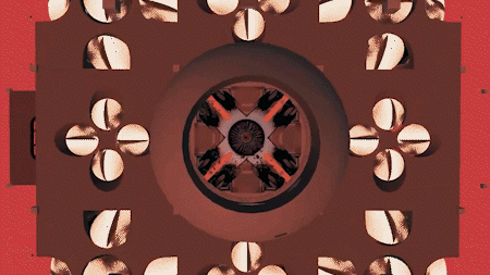 White branded cap with turquoise logo placed on fresh lemons in a red bowl