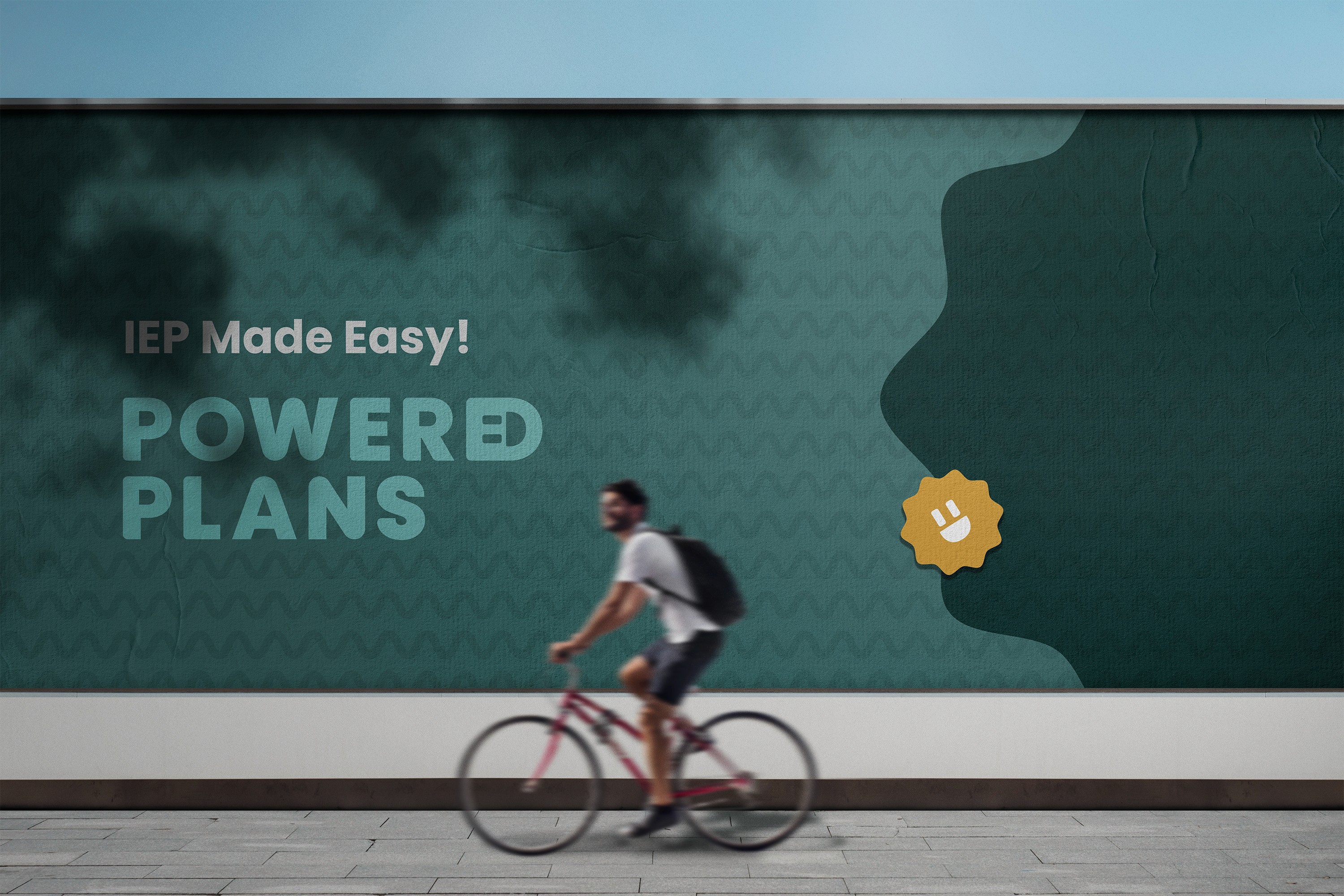 Point Made Studio - Education Technolog Brand Design - PoweredPlans - Street Billboard Mockup