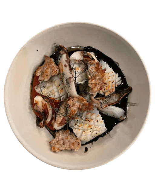 Seaweed Sausage Dish from Cuisine in Paris.