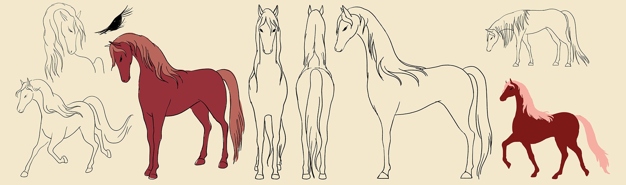 GIADA - Year of Horse character design