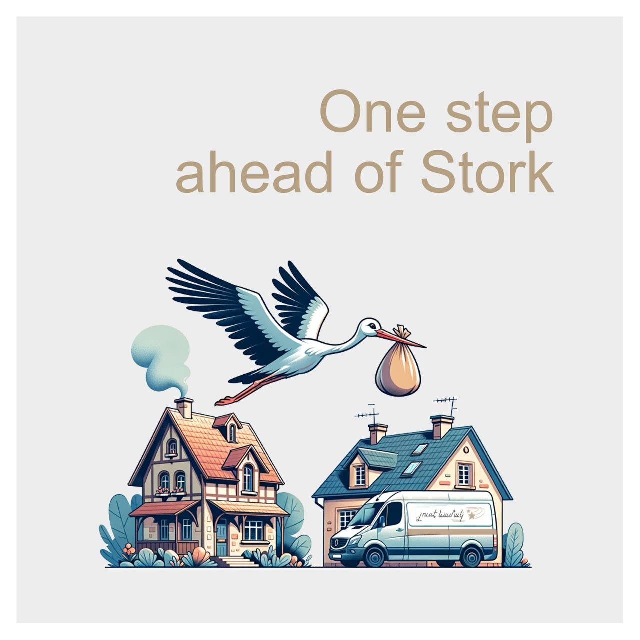 One Step Ahead of the Stork poster