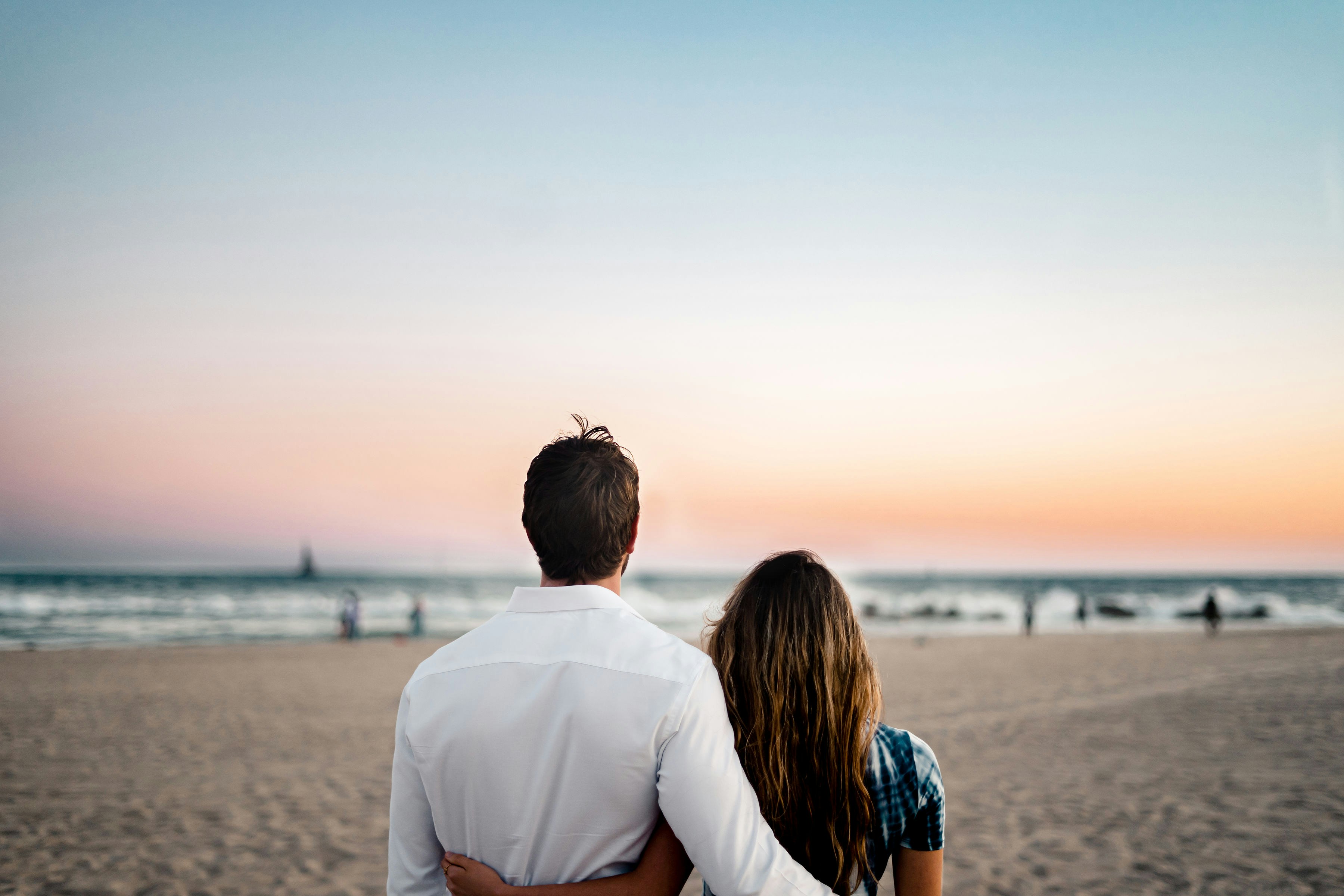 couple on the beach