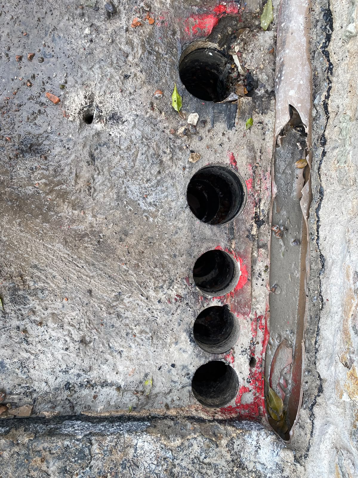 Perfurações técnicas em concreto
