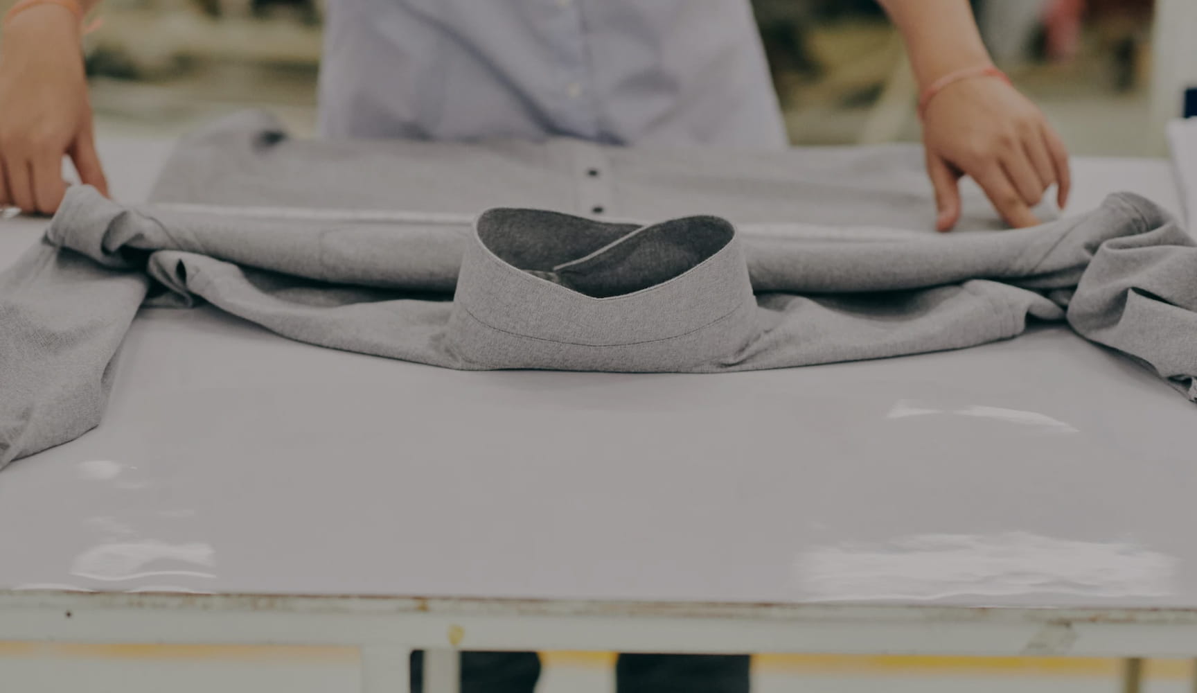 Dynamic picture of a cyclist riding downhill