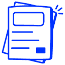 Document icon with lines and a box.