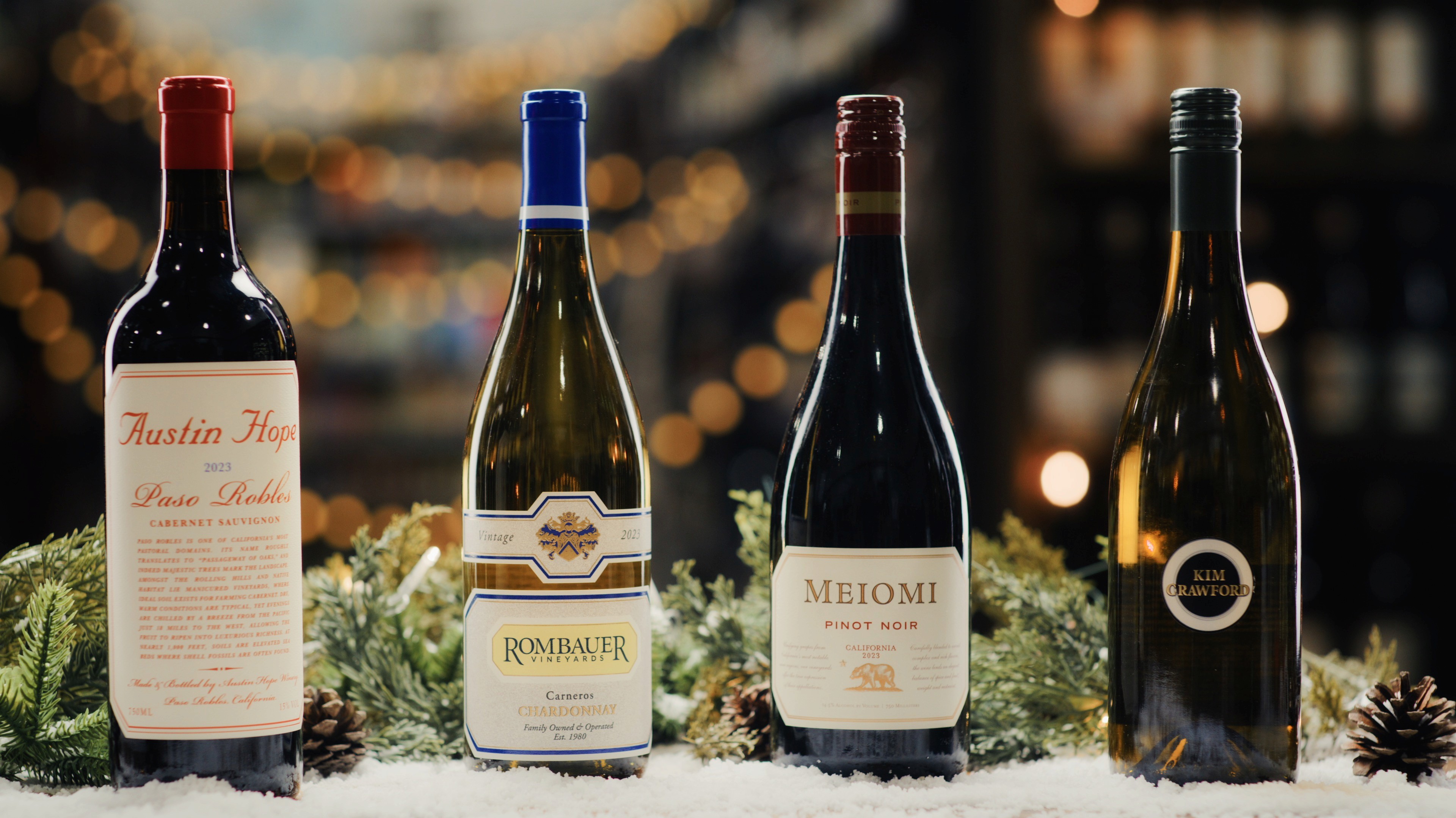 Still from Holiday Cheers, a commercial for Bevmo (2025).