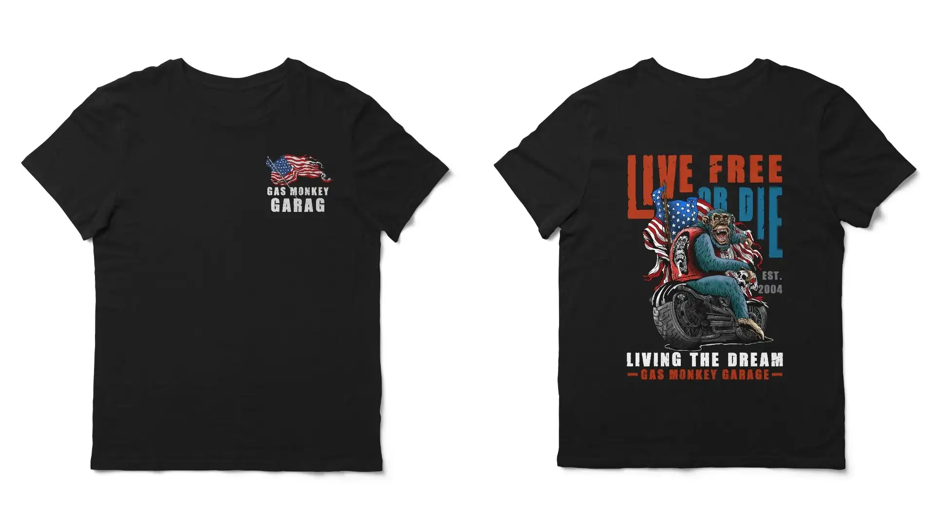 Gas Monkey Garage Shirt Mockup