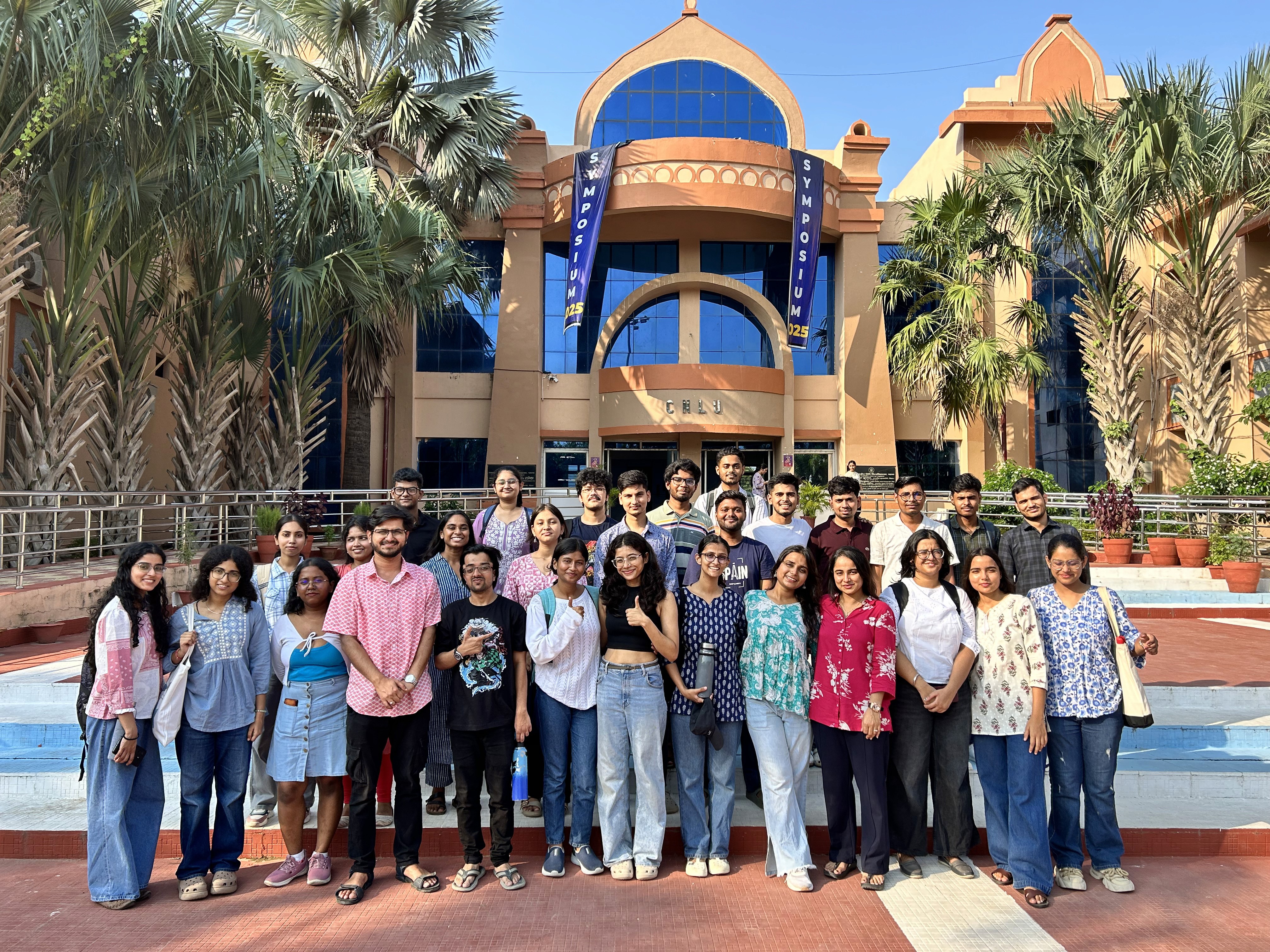 A group photo with participants at CNLU, Patna