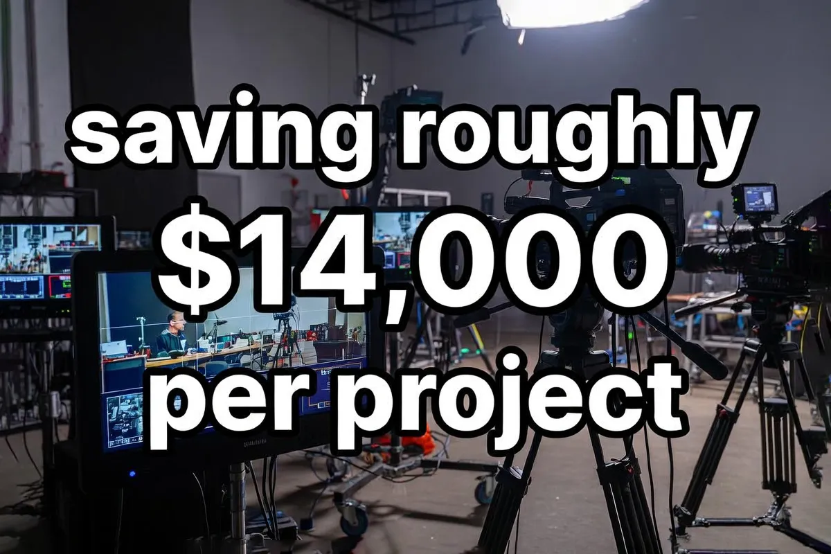 Saving $14,000 per show for internet