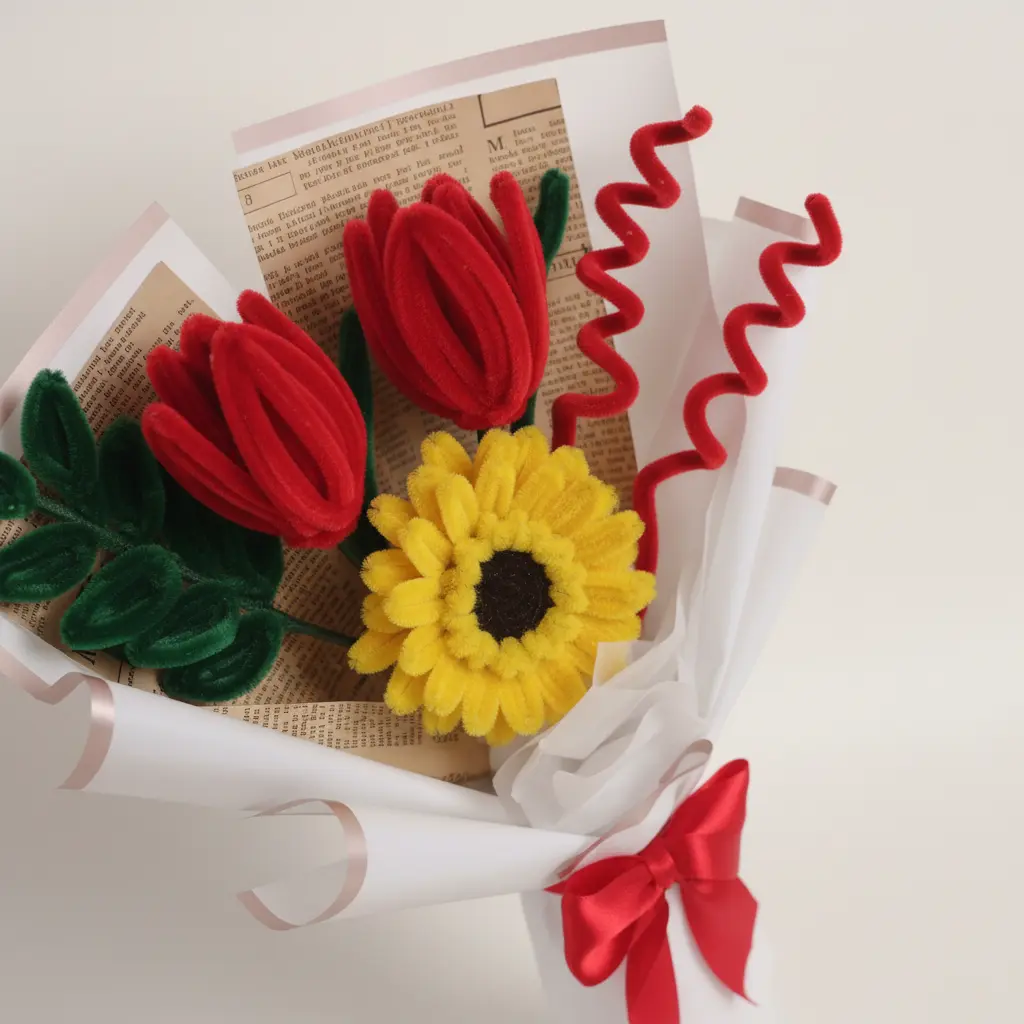 ramo girasol de cerca