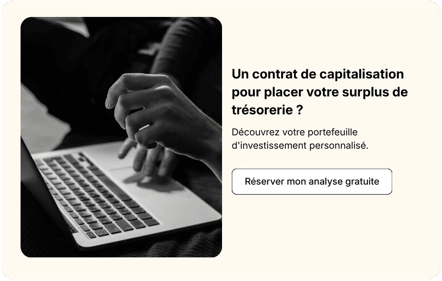 contrat de capitalisation et tresorerie