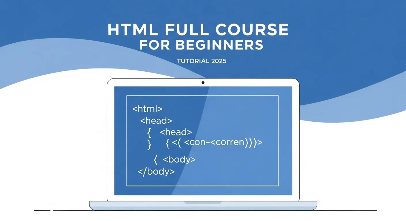 Learn HTML in One Session — HTML Full Course for Beginners Tutorial 2025