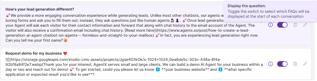 ai agent chatbot FAQ