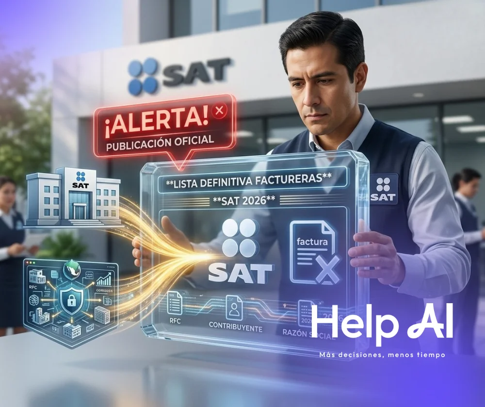 Lista facturas SAT pronagas 2026