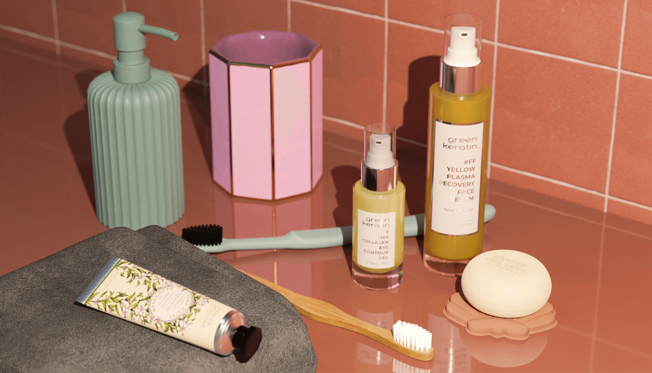 Digital twins of personal care products