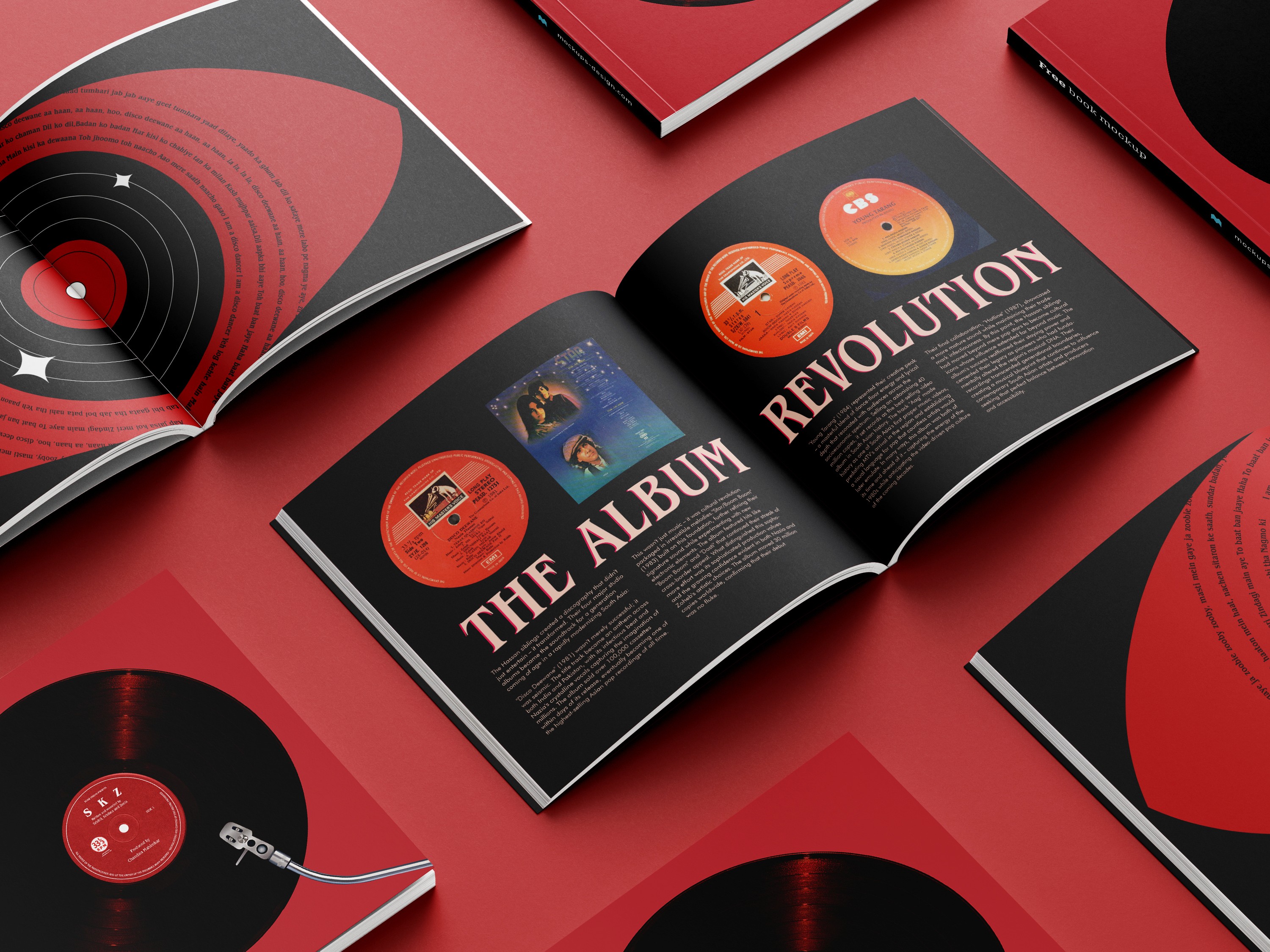 Pastel ice cream packaging design with retro typography on pink background