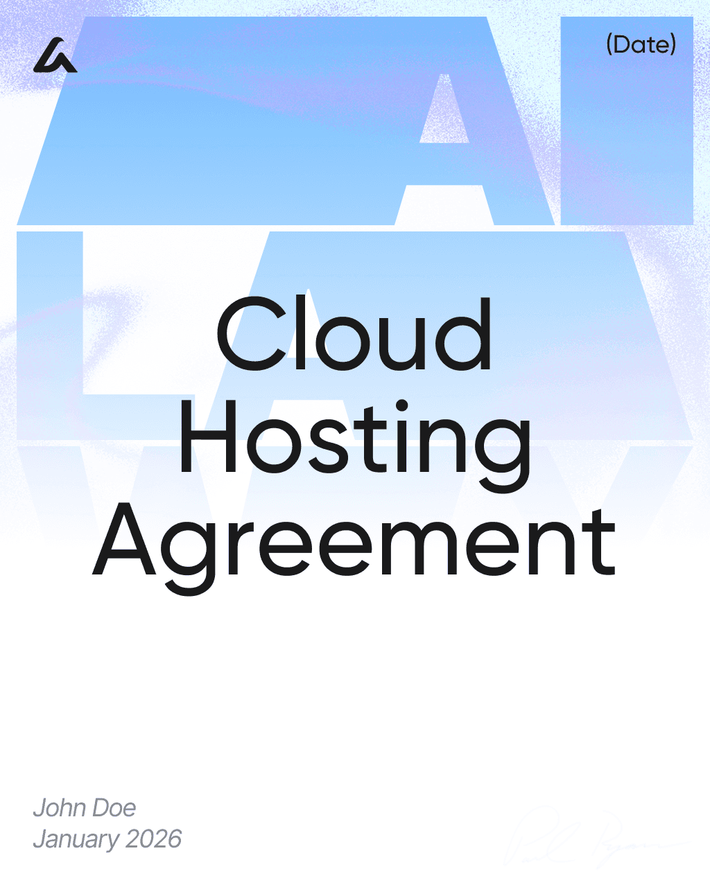 Cloud Hosting Agreement