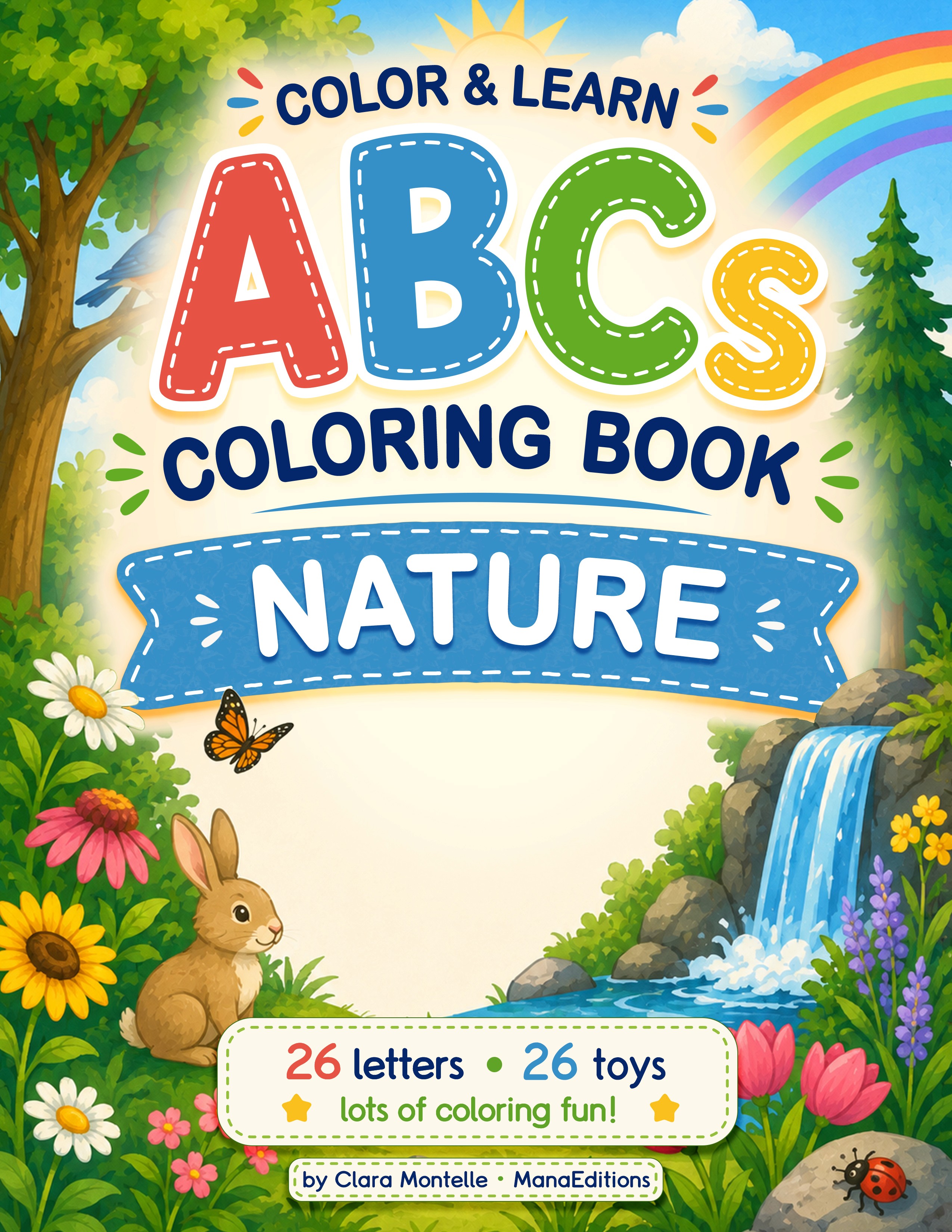Color & Learn ABCs: Nature