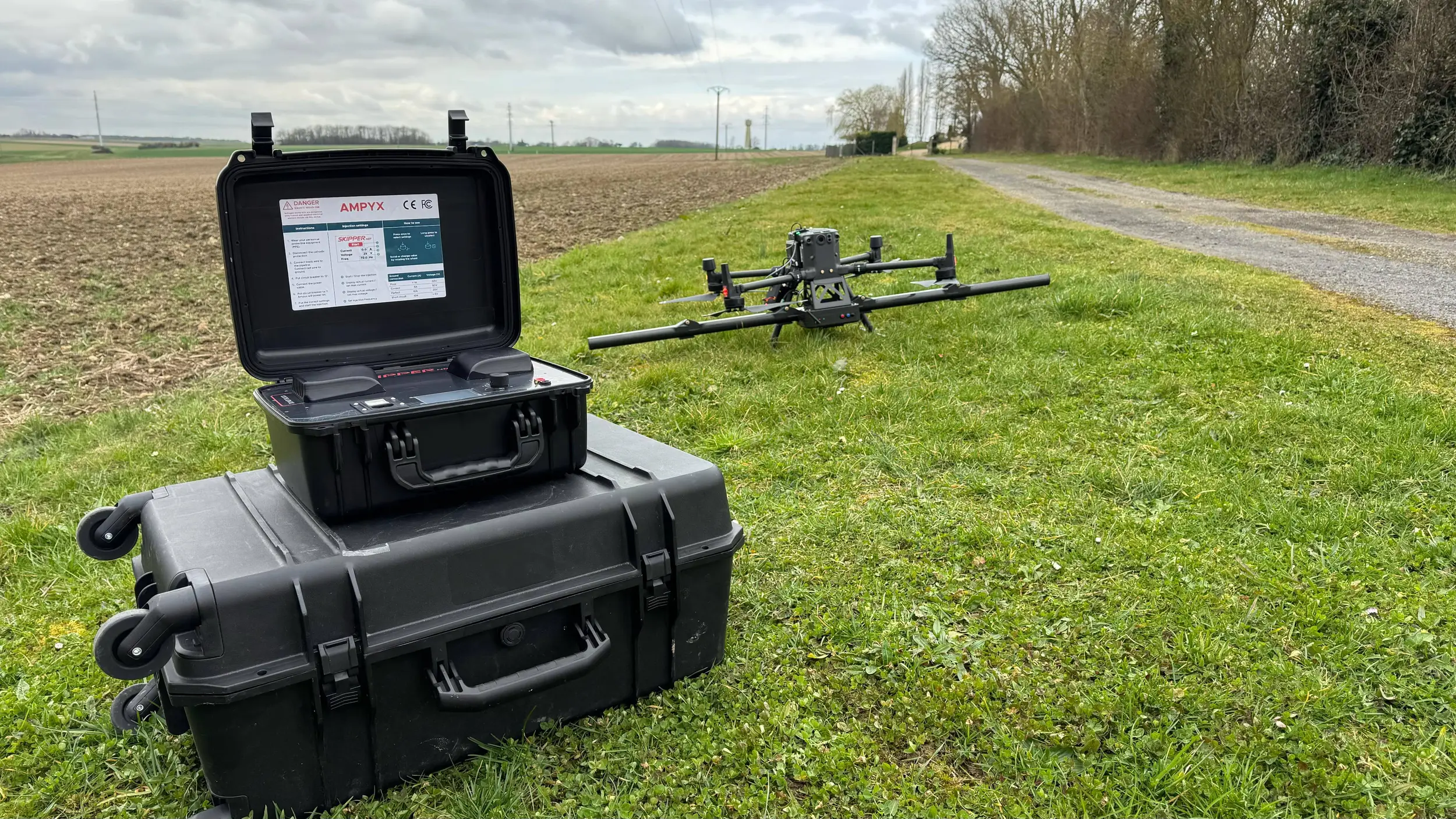 Photoshoot of the Ampyx in nature