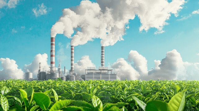 Modern manufacturing facility illustrating AI-driven industrial optimization and Operations Research in production planning.