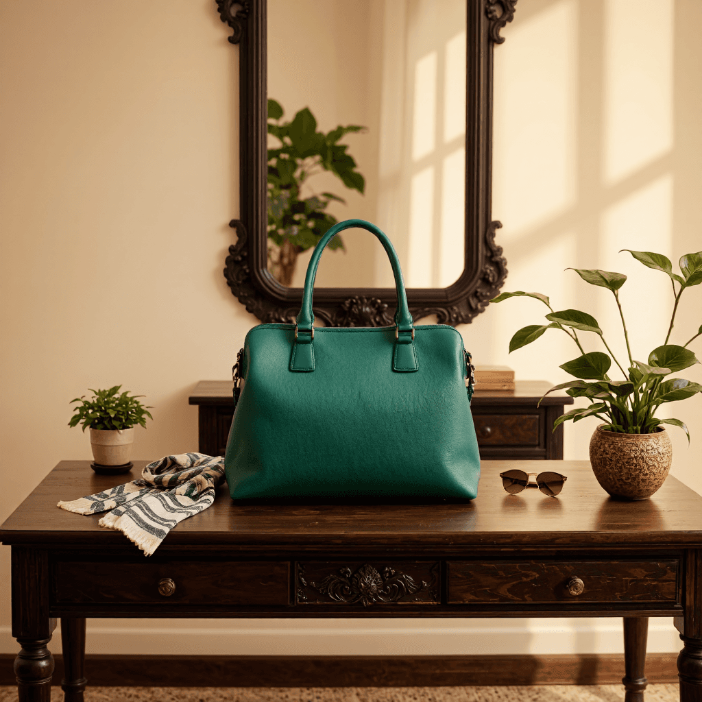 product photography of handbag