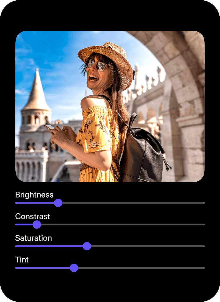 Smart photo editing tools 