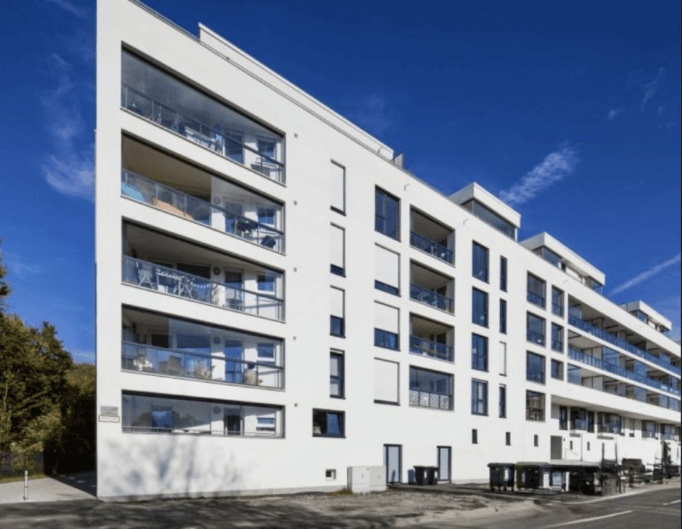 modern house with a pool