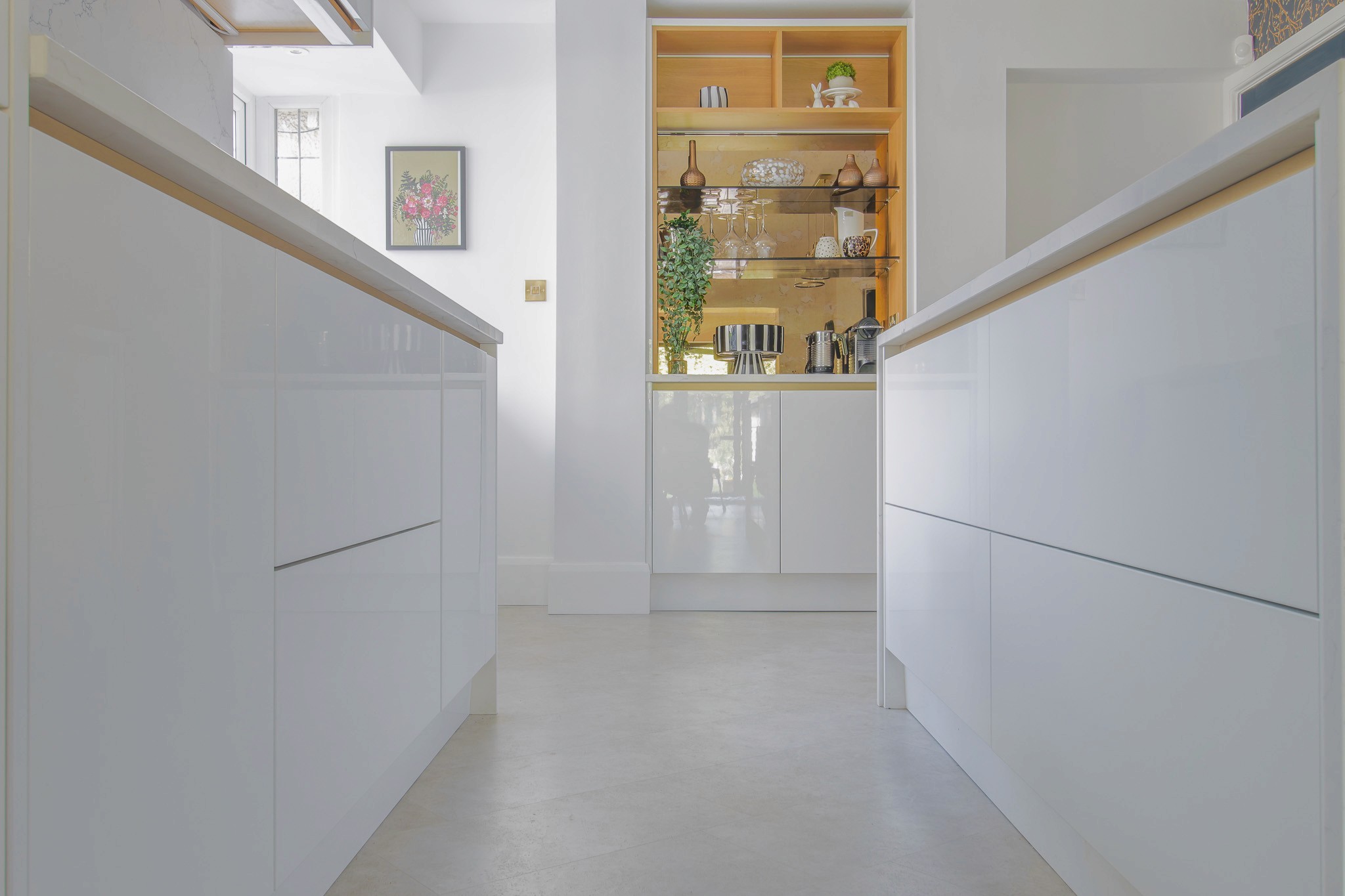 Project showcase image featuring a modern, refined interior.