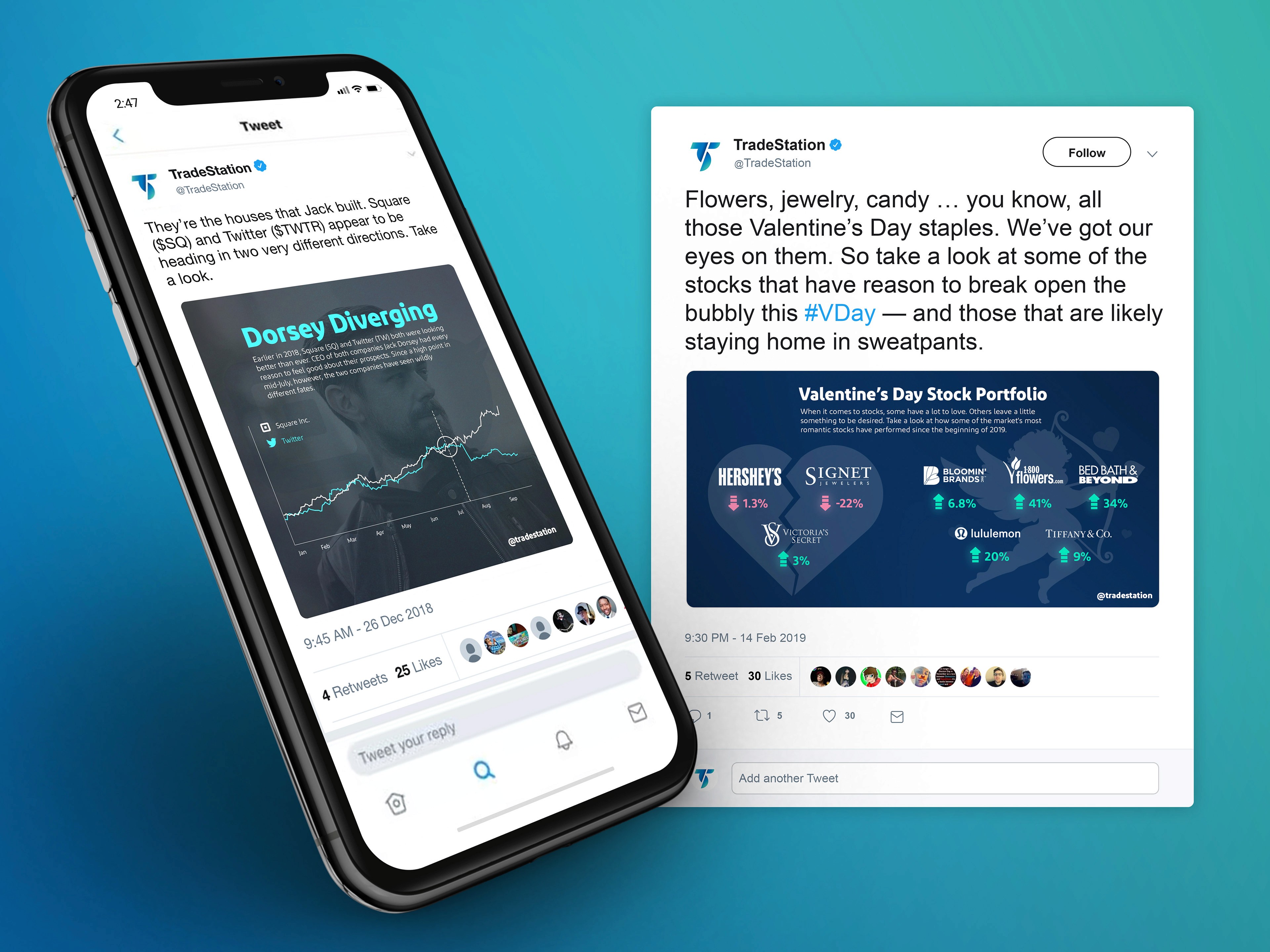 Phone showing Bloomy UI