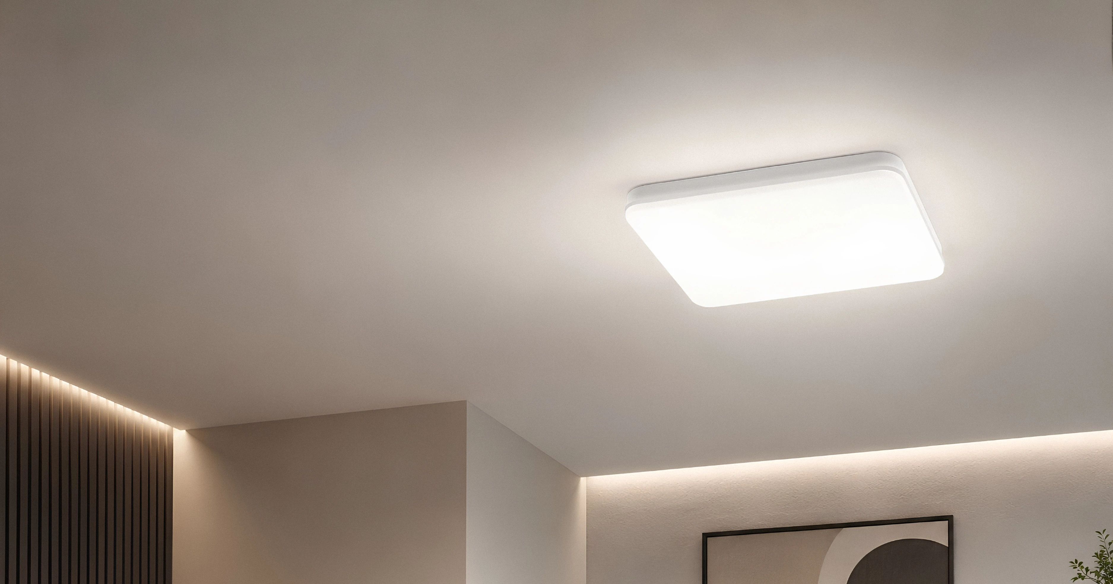 Kwadratowy plafon LED Ceres S18 IP44 z neutralną barwą światła 4000 K