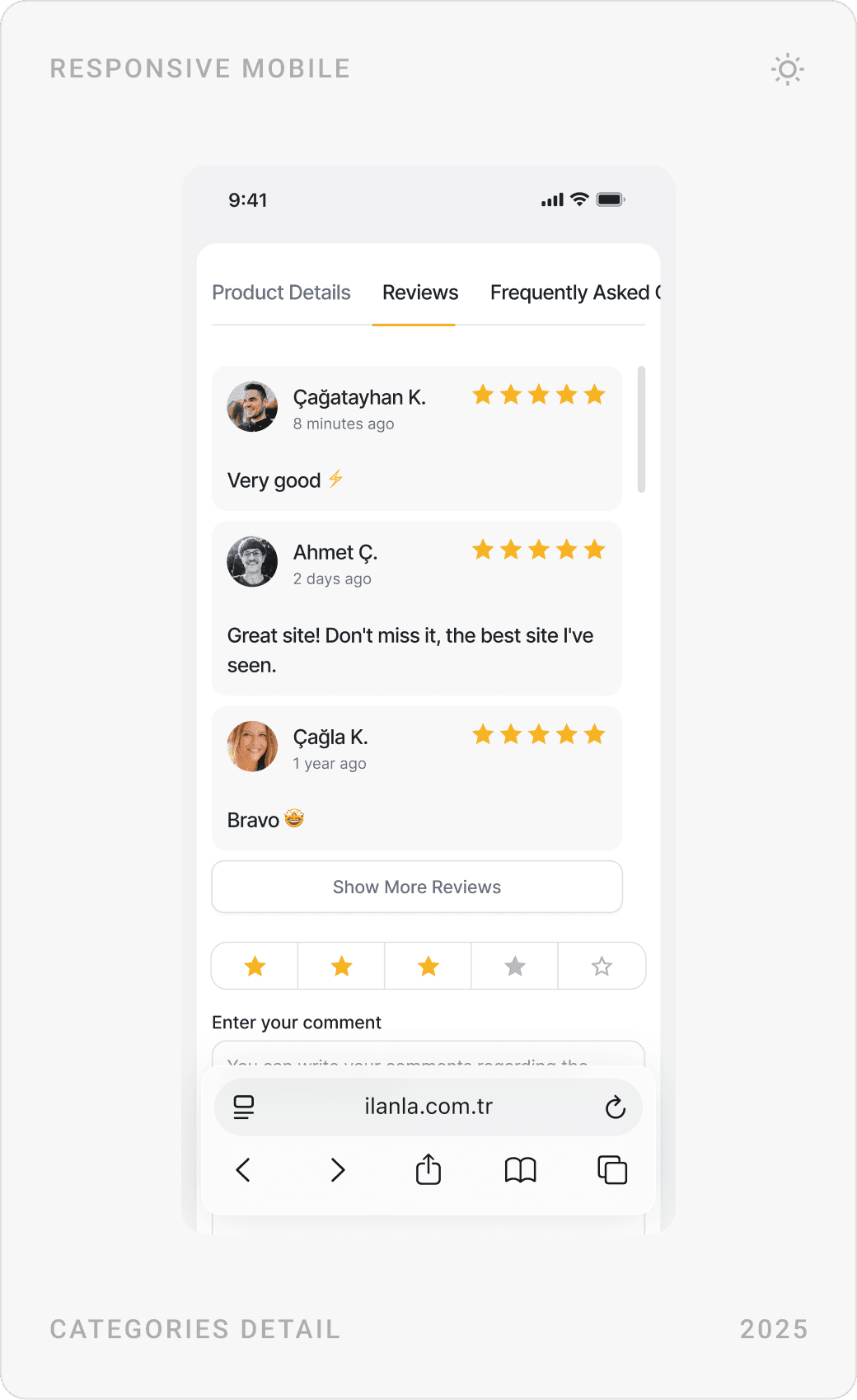 Clean Mobile Gaming Reviews Design