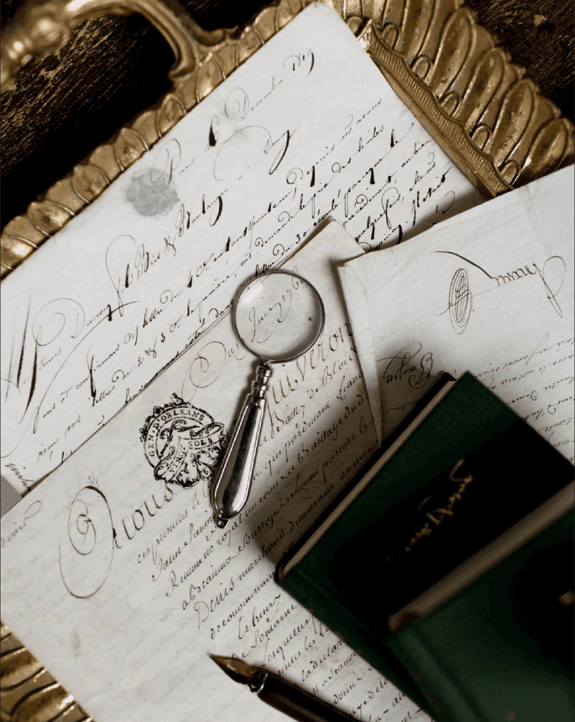 maps lying on the floor