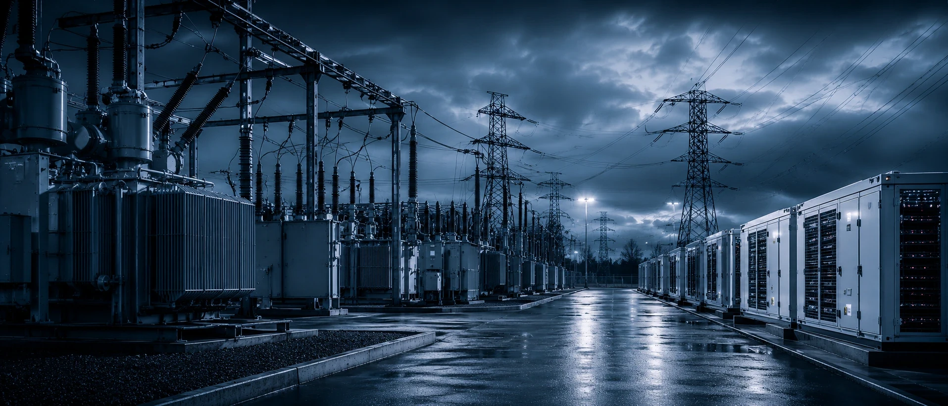 Electrical substation and battery storage