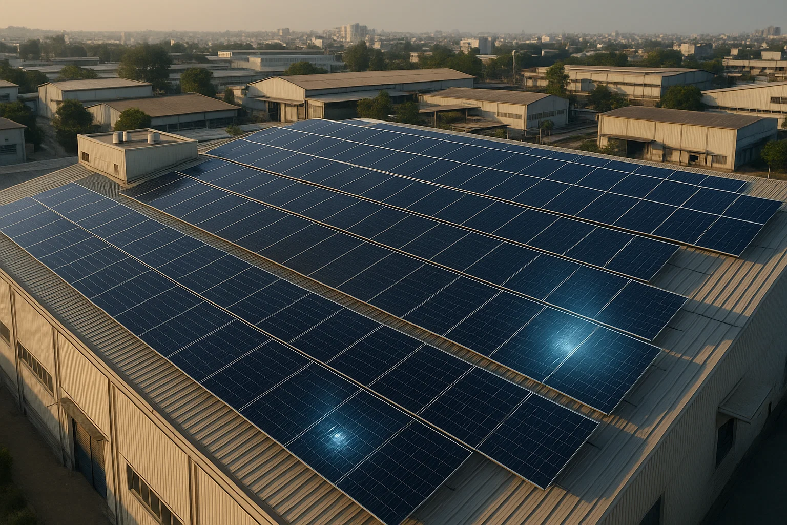 Solar Industrial Rooftop - Smart Solar