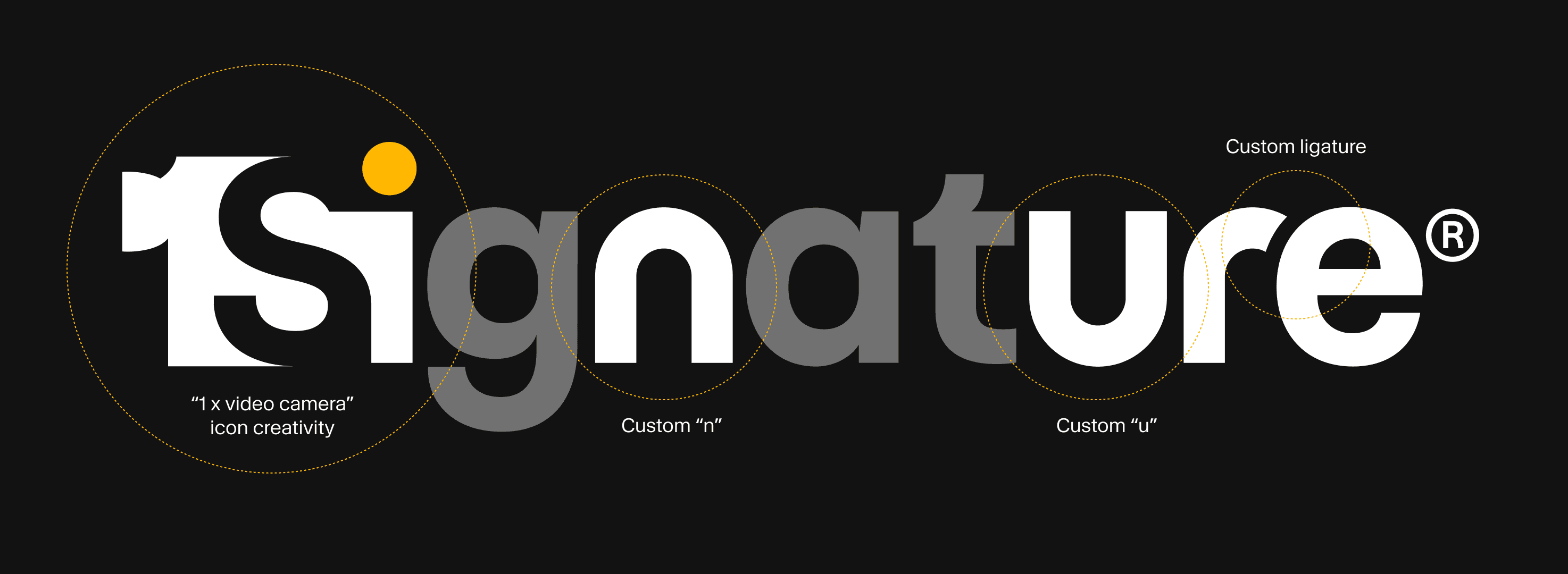 1Signature custom wordmark