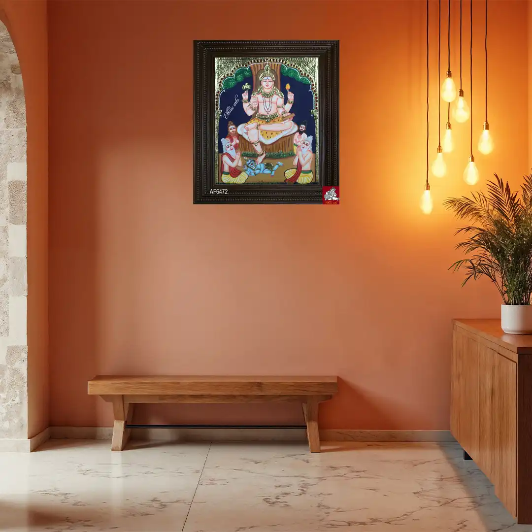 Tanjore Dakshinamurthy Painting 