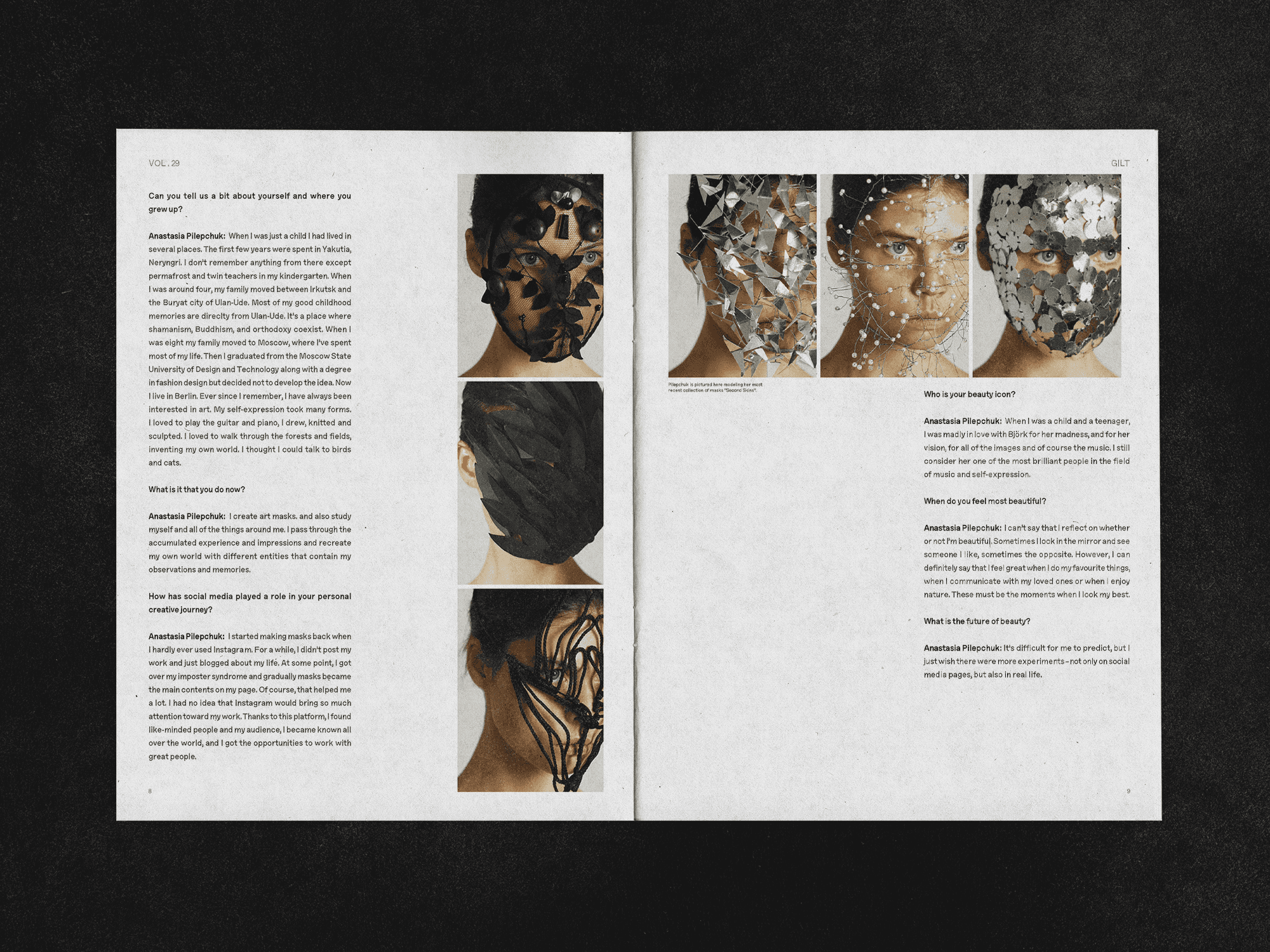 Main spread