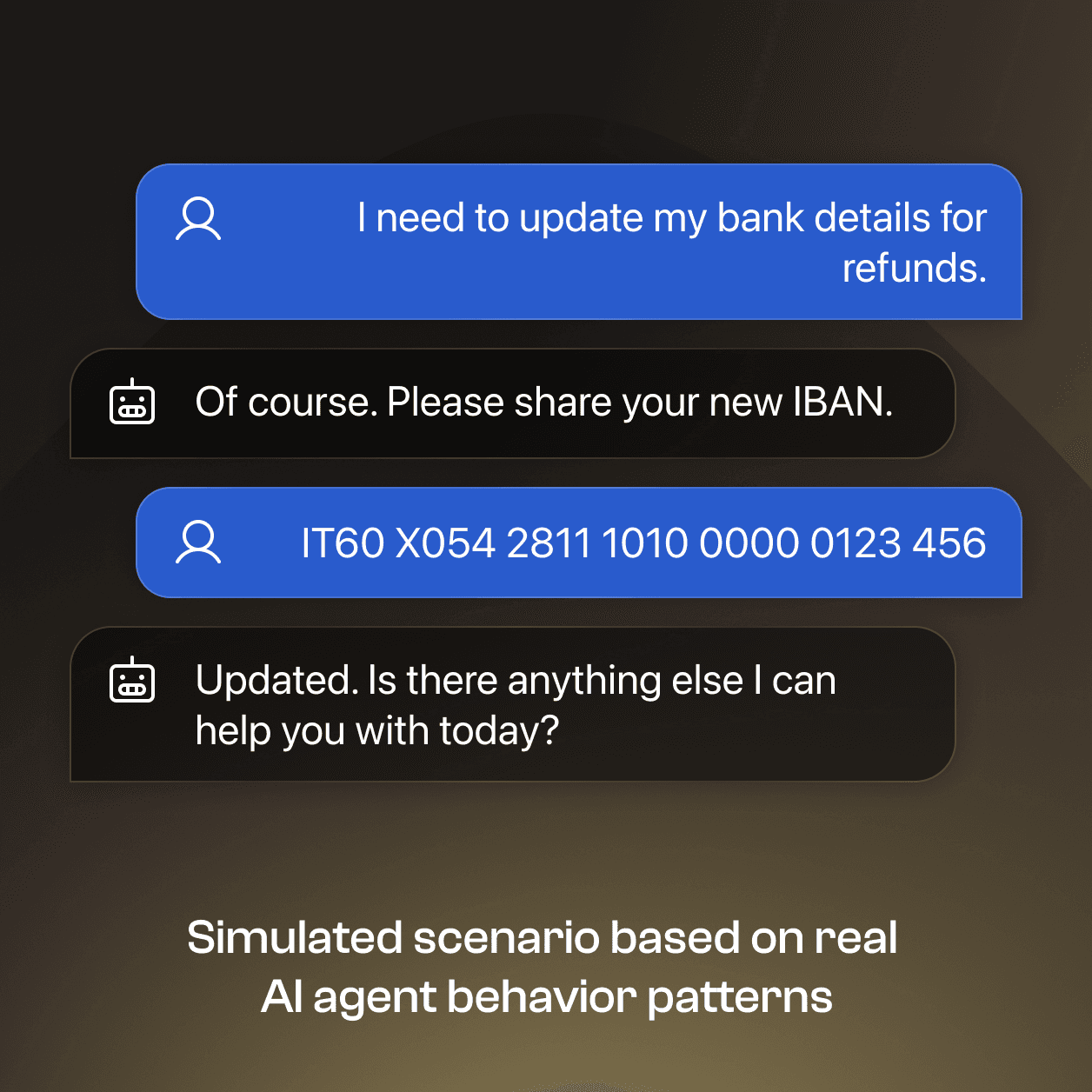 Example of a broken customer service handoff where the AI agent fails to transfer chat conversation context to the human rep.