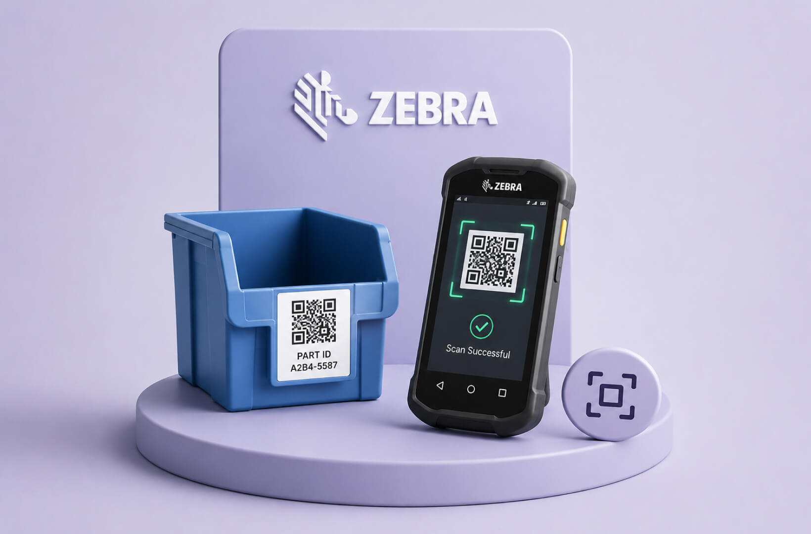 QR code reading with Zebra Android device