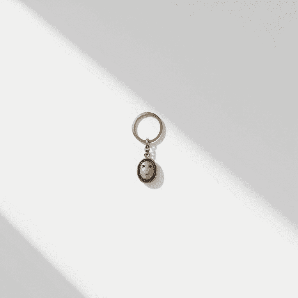 product photography of keychain