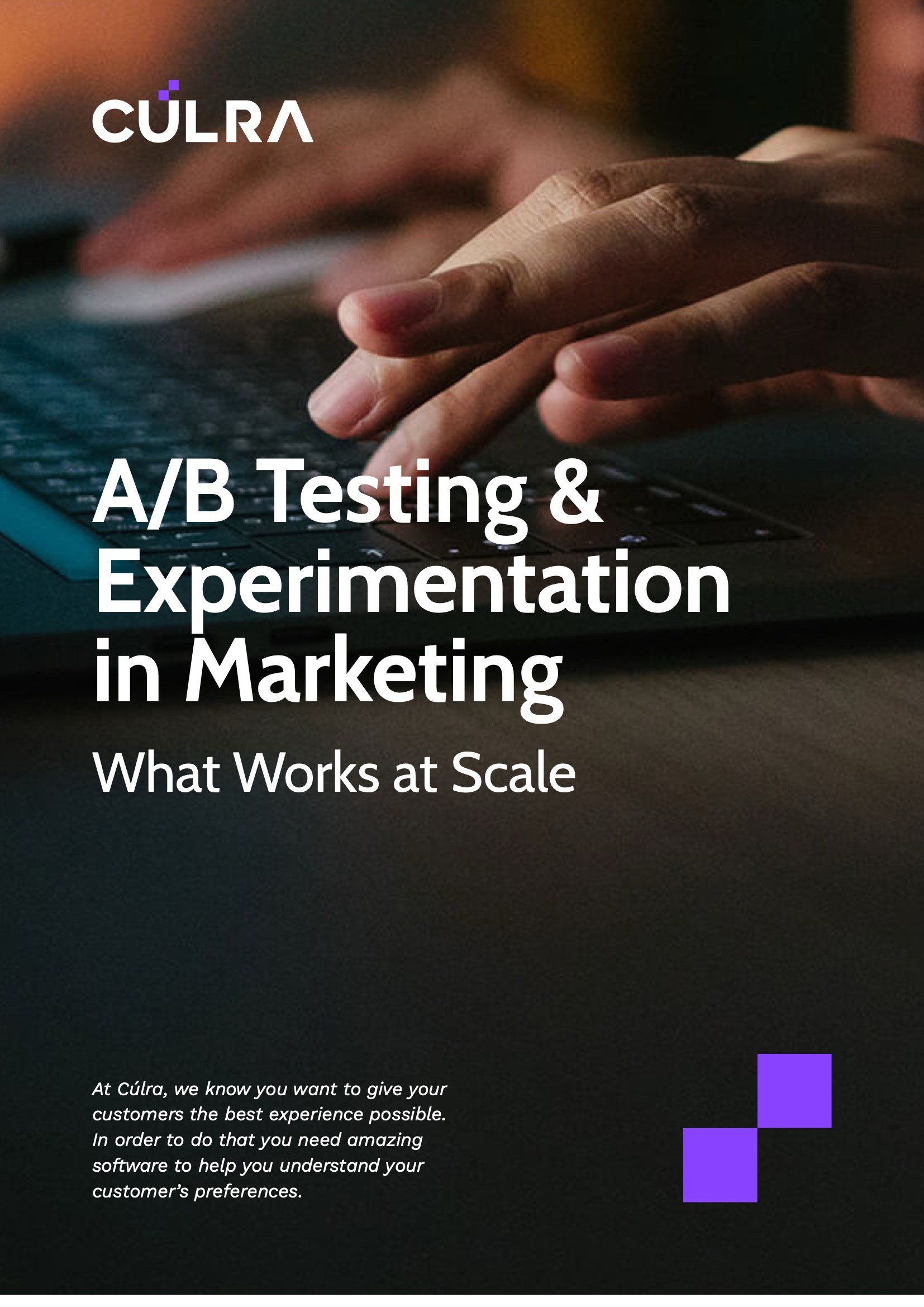 A/B Testing & Experimentation Whitepaper Feature