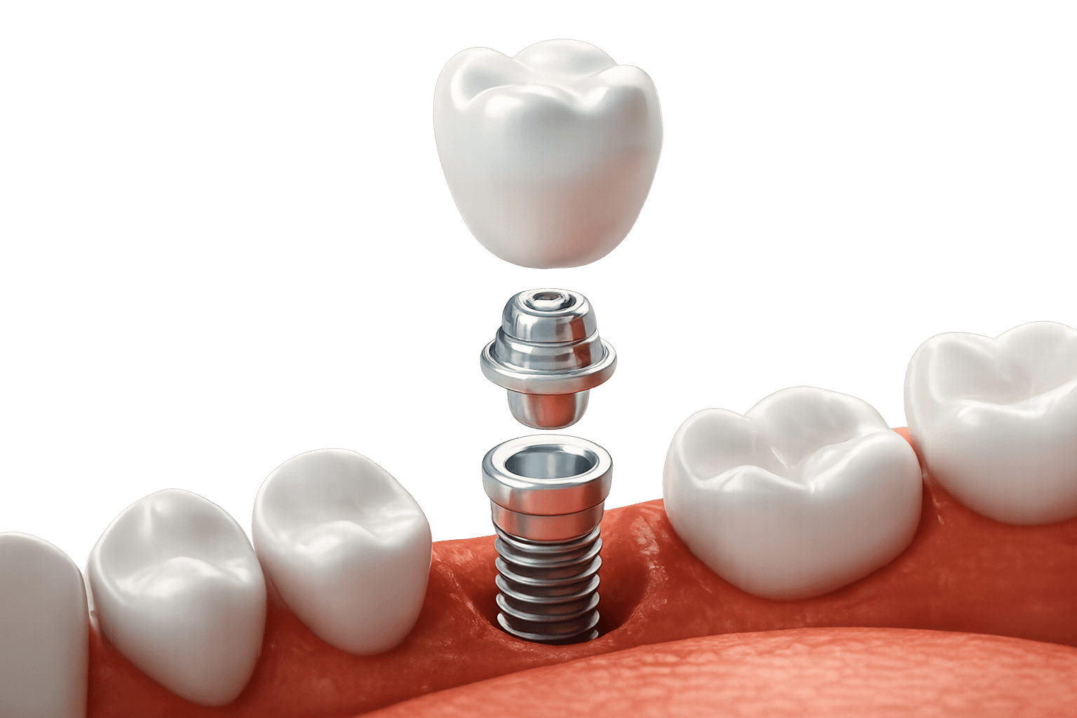 Implante, prótese, cirurgia