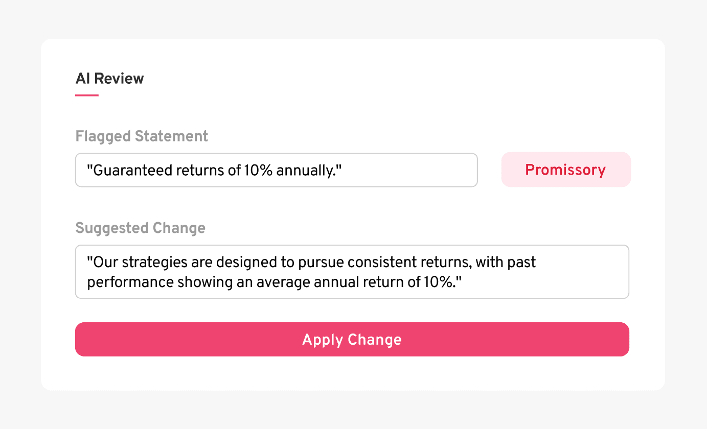 Advertising Review with AI