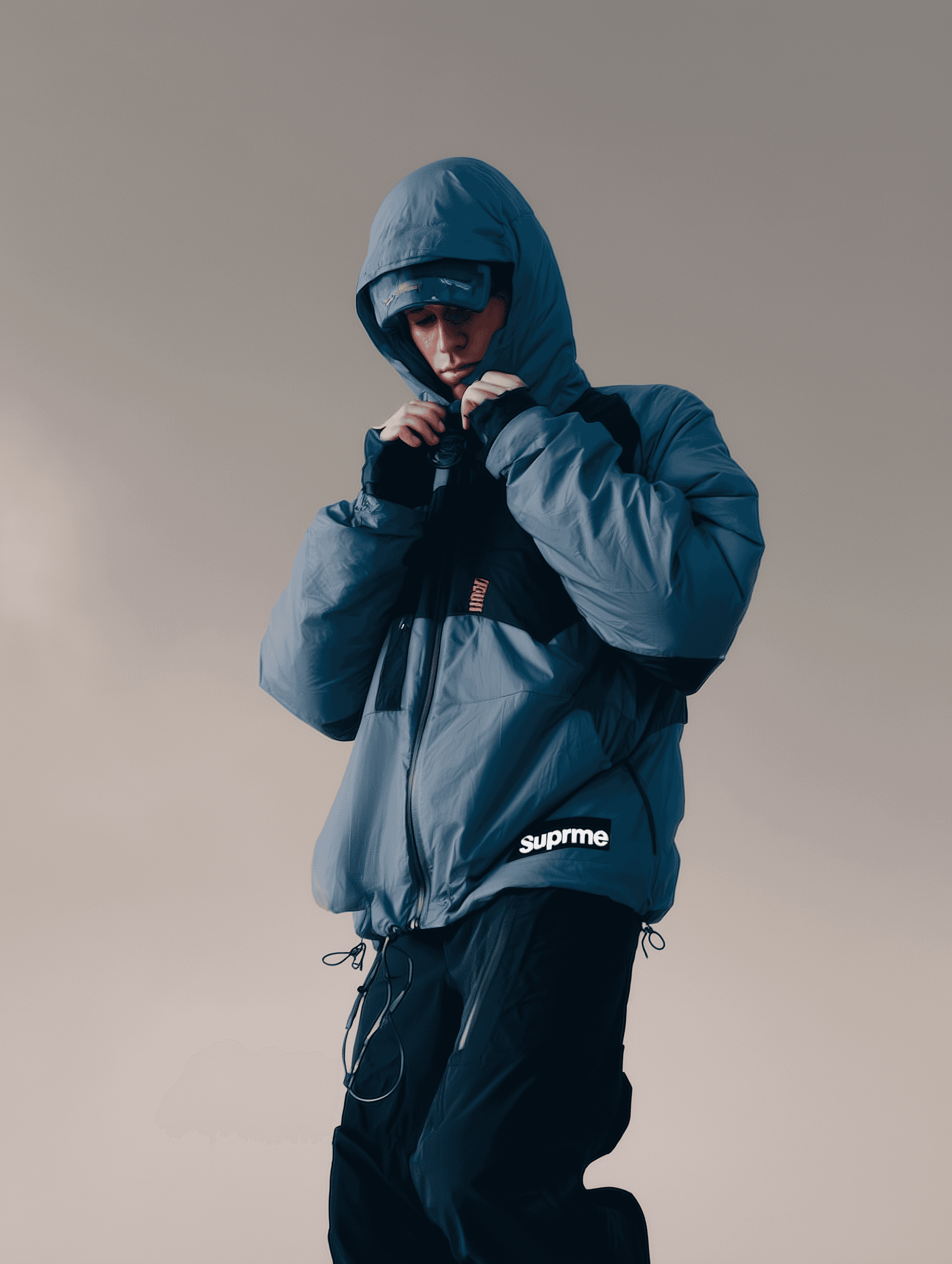 the sun shines through the trees in the forest