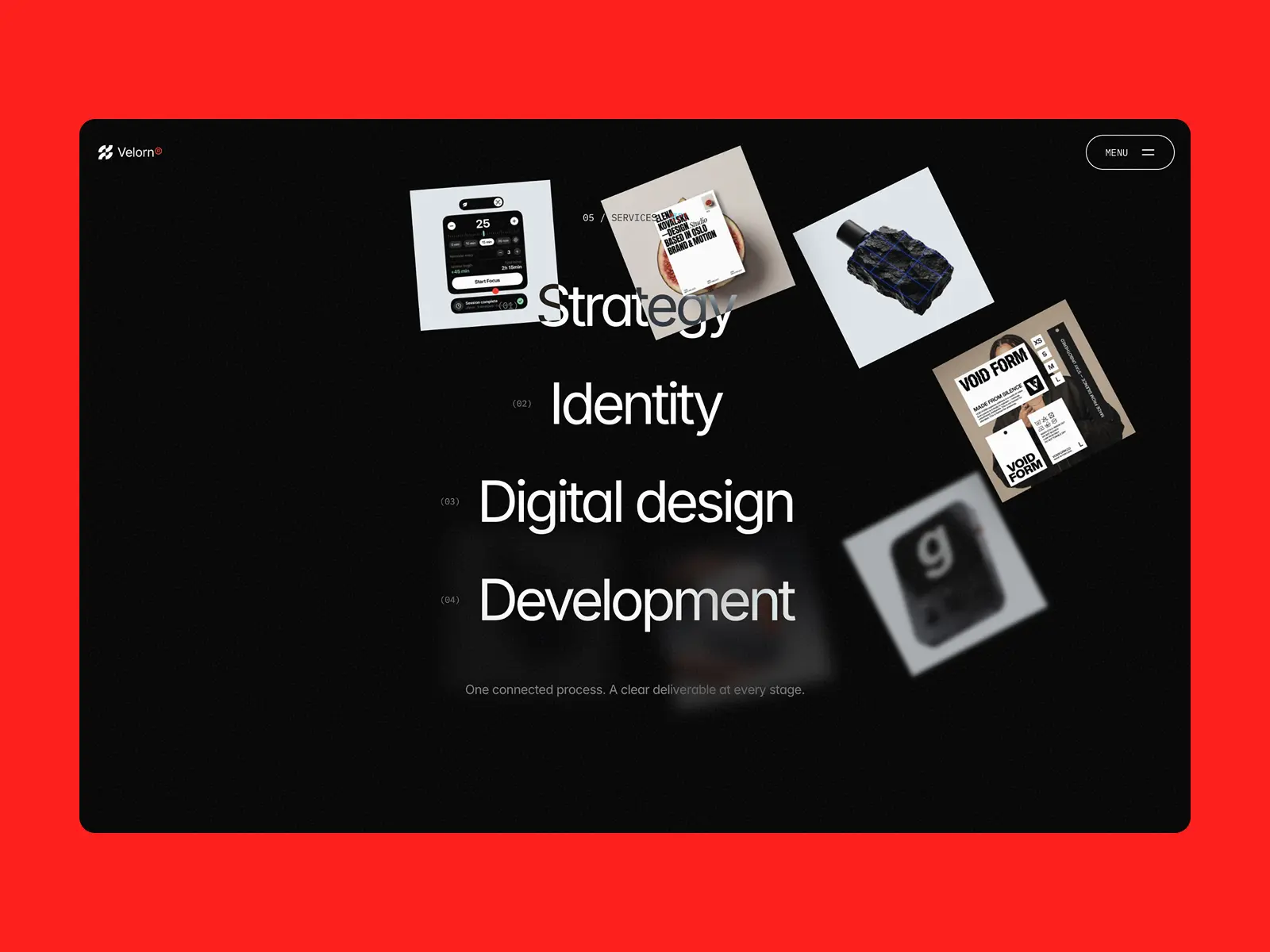 Velorn Framer template — website layout preview 3