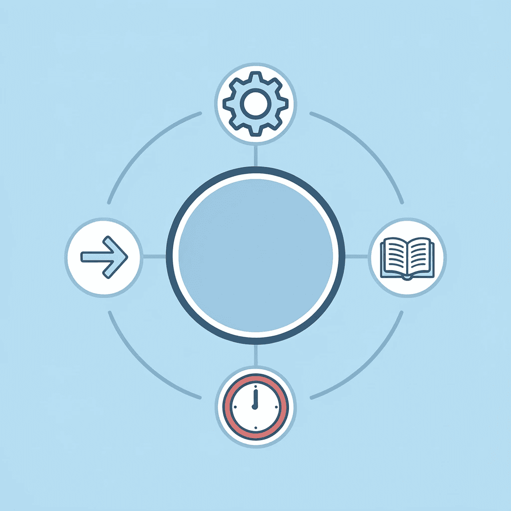 Central 'Message' hub connected to design elements: colors, fonts, graphics, and emotional connection